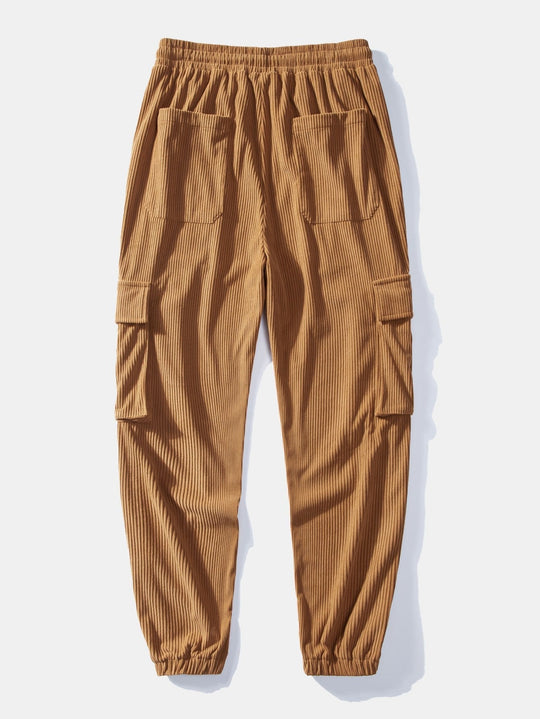 Laurent™ - Flannel Hooded Shirt & Corduroy Jogger Pants
