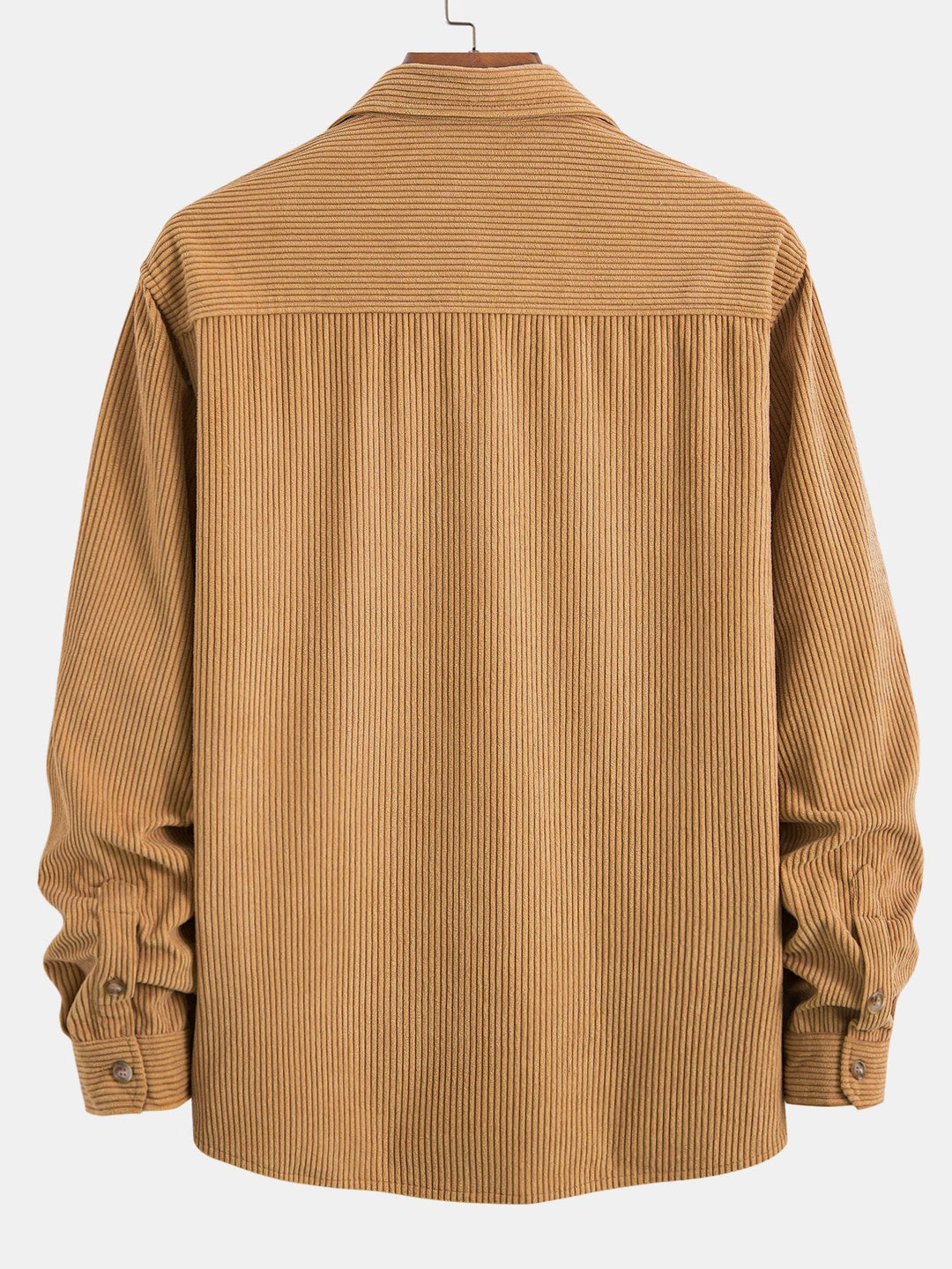 Corduroy shirt with double pocket