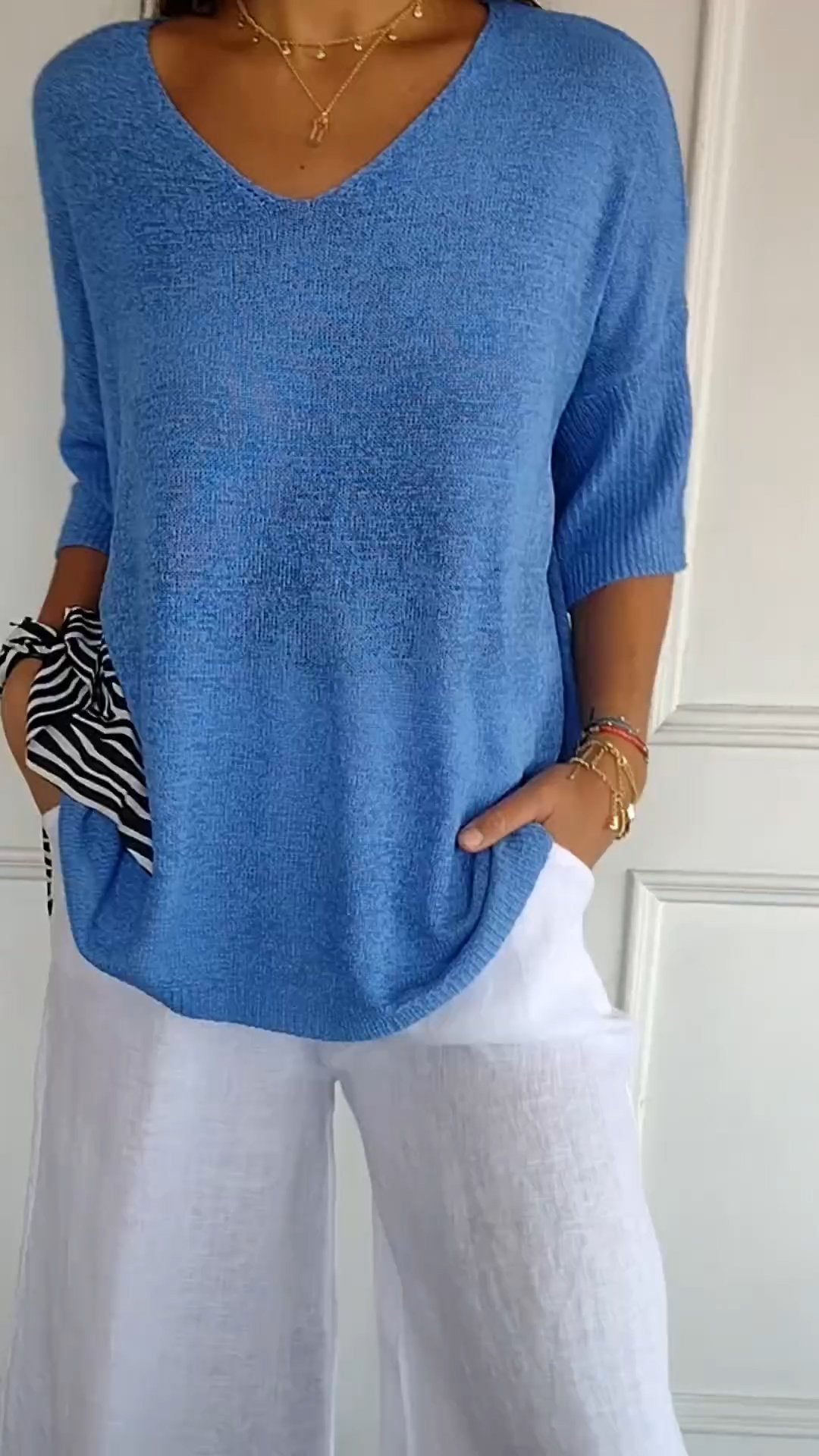 Mia™ Elegant Knit Top