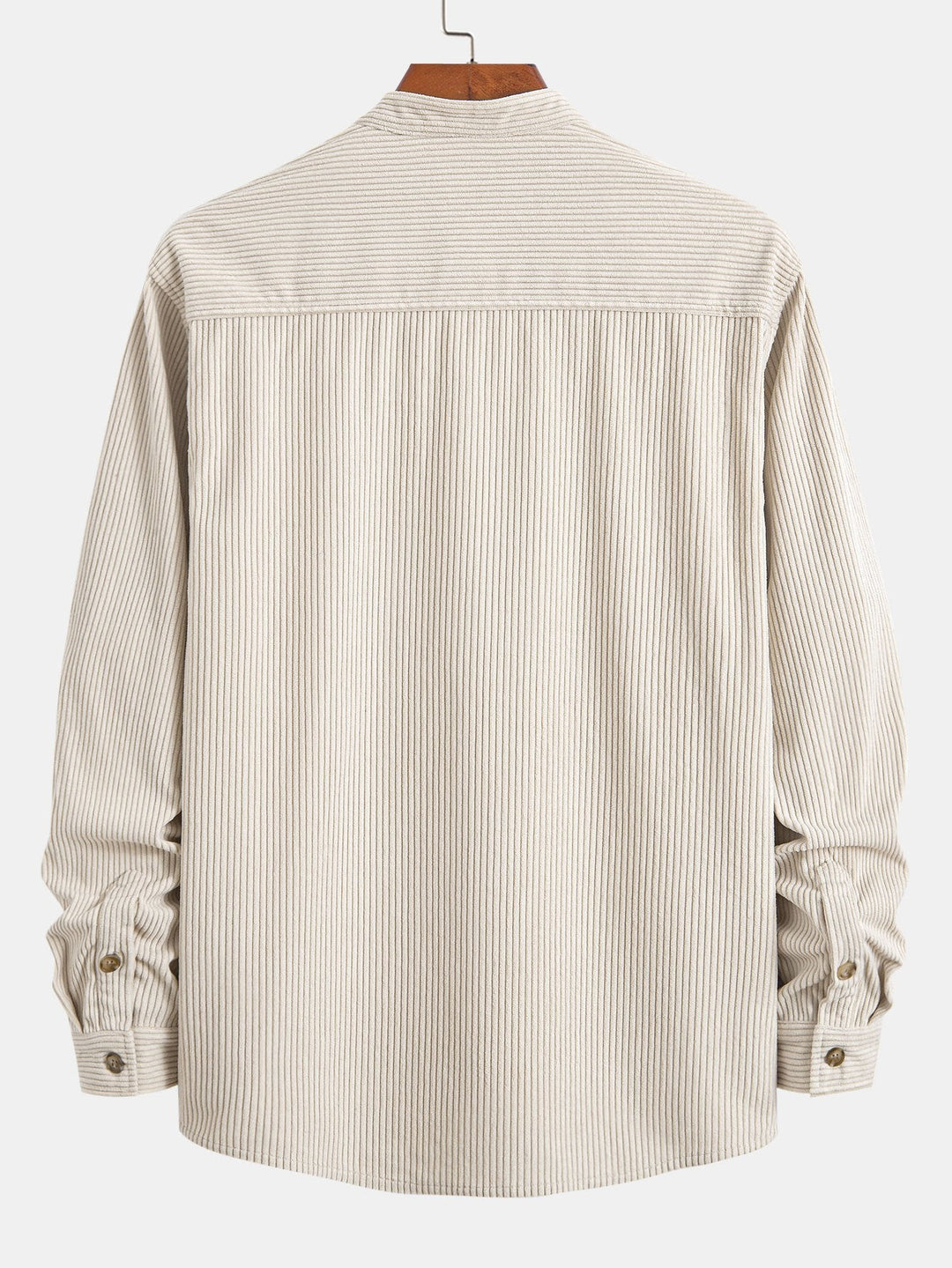 Corduroy Slight browned collar shirt