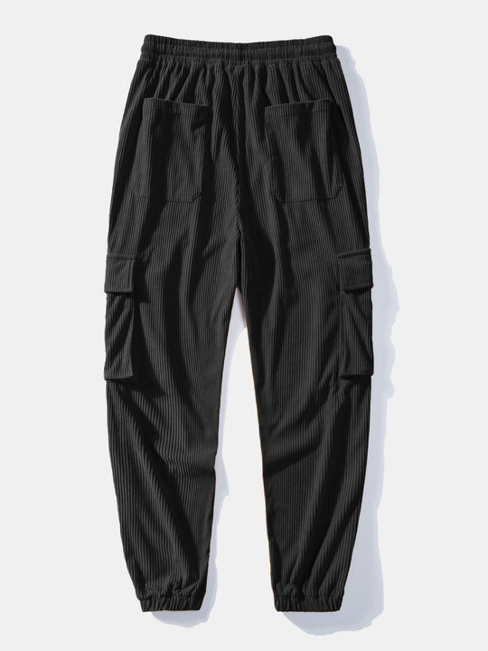 Laurent™ - Flannel Hooded Shirt & Corduroy Jogger Pants