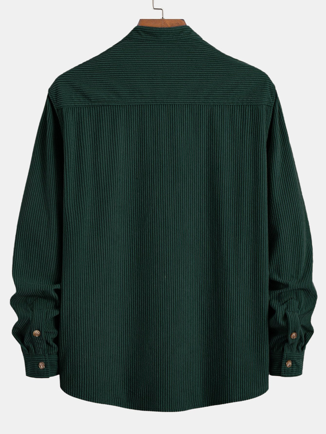 Corduroy Slight browned collar shirt