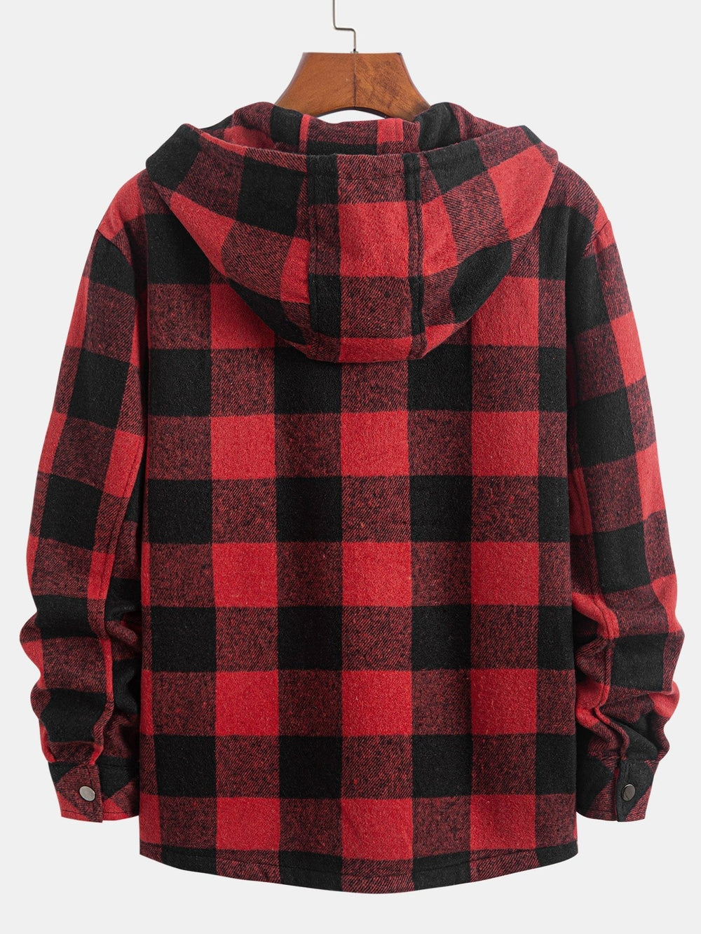 Laurent™ - Fleece-lined flannel hooded shirt