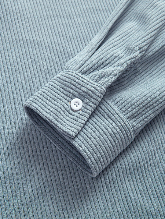 Laurent™ - Patchwork corduroy shirt