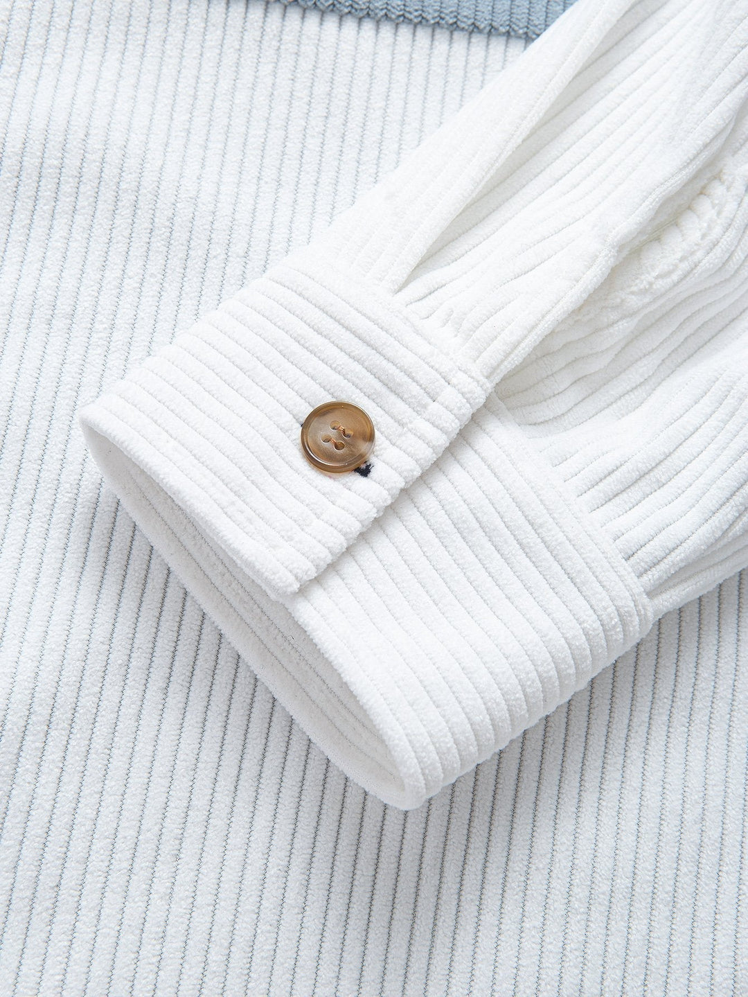 Laurent™ - Ethnic patchwork corduroy shirt