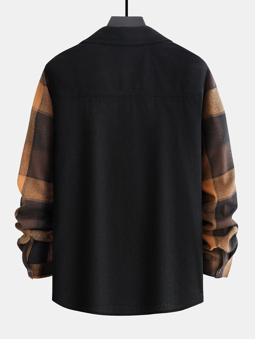 Laurent™ - Relaxed fit plaid flannel hooded shirt