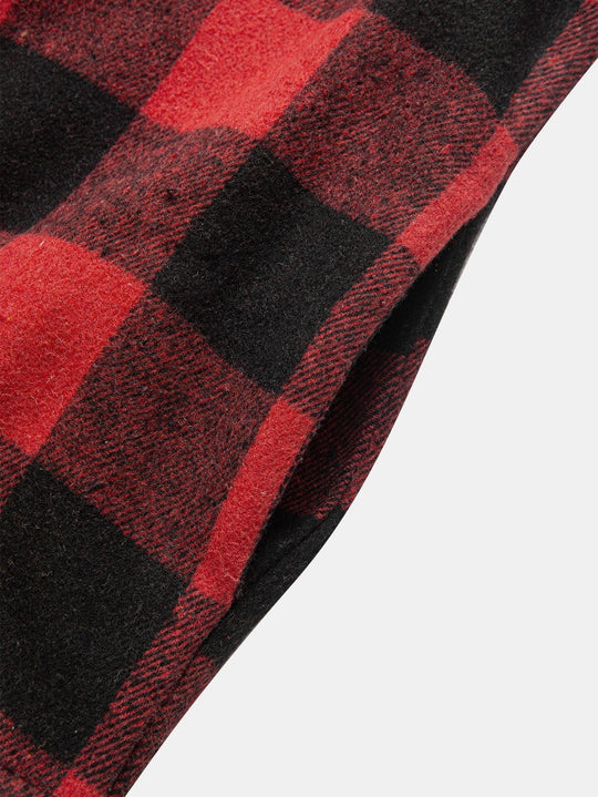 Laurent™ - Fleece-lined flannel hooded shirt