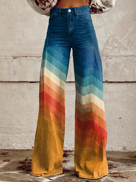 DESIA | RETRO CHEVRON PANTS