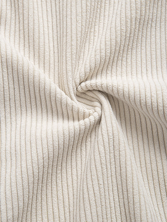 Corduroy Slight browned collar shirt