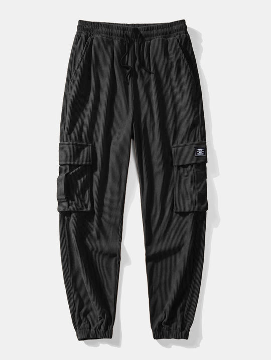 Laurent™ - Flannel Hooded Shirt & Corduroy Jogger Pants