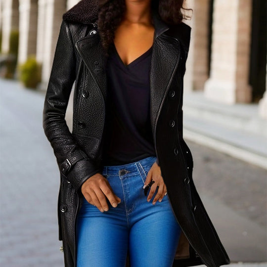 Theresa™ | Premium Leather Coat