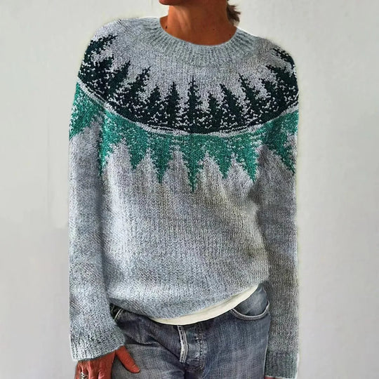 Elvira™ Cashmere Retro Sweater