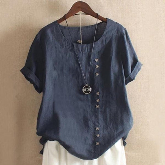 Ava™Short Sleeve Summer Blouse