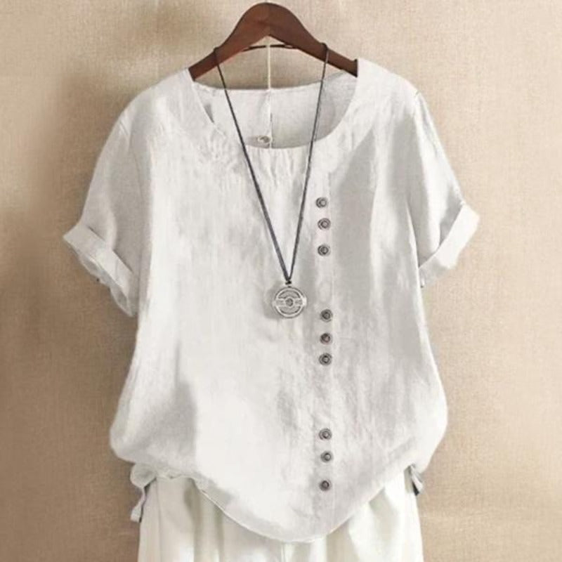 Ava™Short Sleeve Summer Blouse