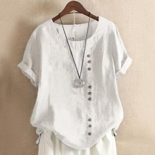 Ava™Short Sleeve Summer Blouse