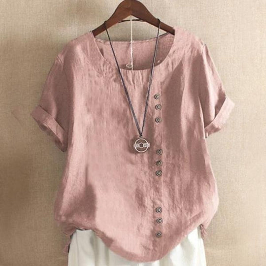 Ava™Short Sleeve Summer Blouse