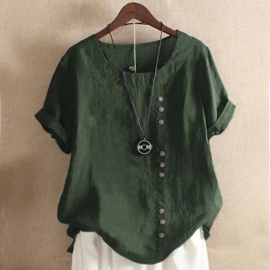 Ava™Short Sleeve Summer Blouse