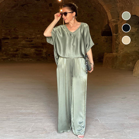 Alessia™ Shiny Two-Piece Elegance