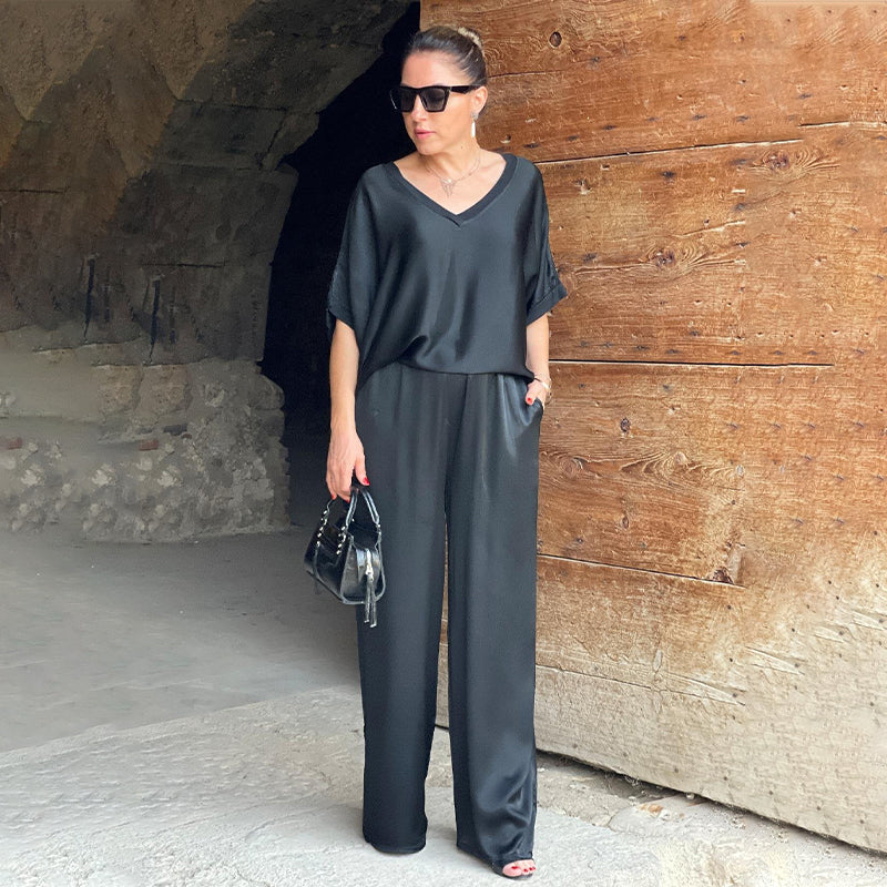 Alessia™ Shiny Two-Piece Elegance