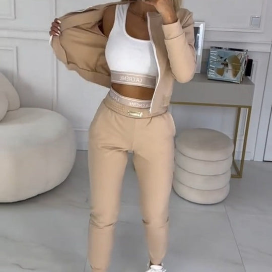 Belle™ Women's 3-Piece Zip-Up Tracksuit