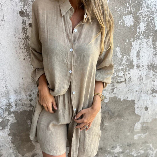 Luna™ Chic Linen Two-Piece Set