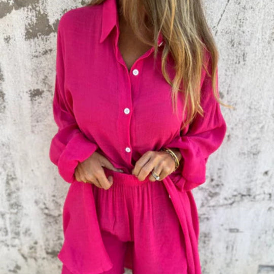 Luna™ Chic Linen Two-Piece Set