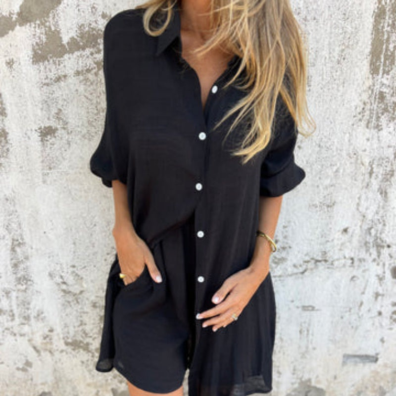 Luna™ Chic Linen Two-Piece Set