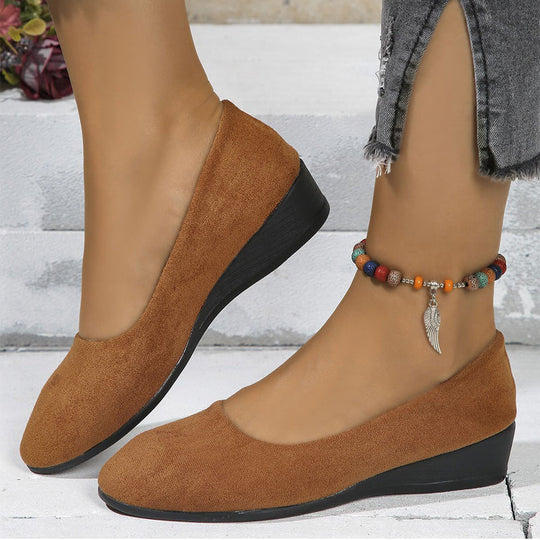 Gibi™ Elegant lightweight non-slip wedge shoes with low heel