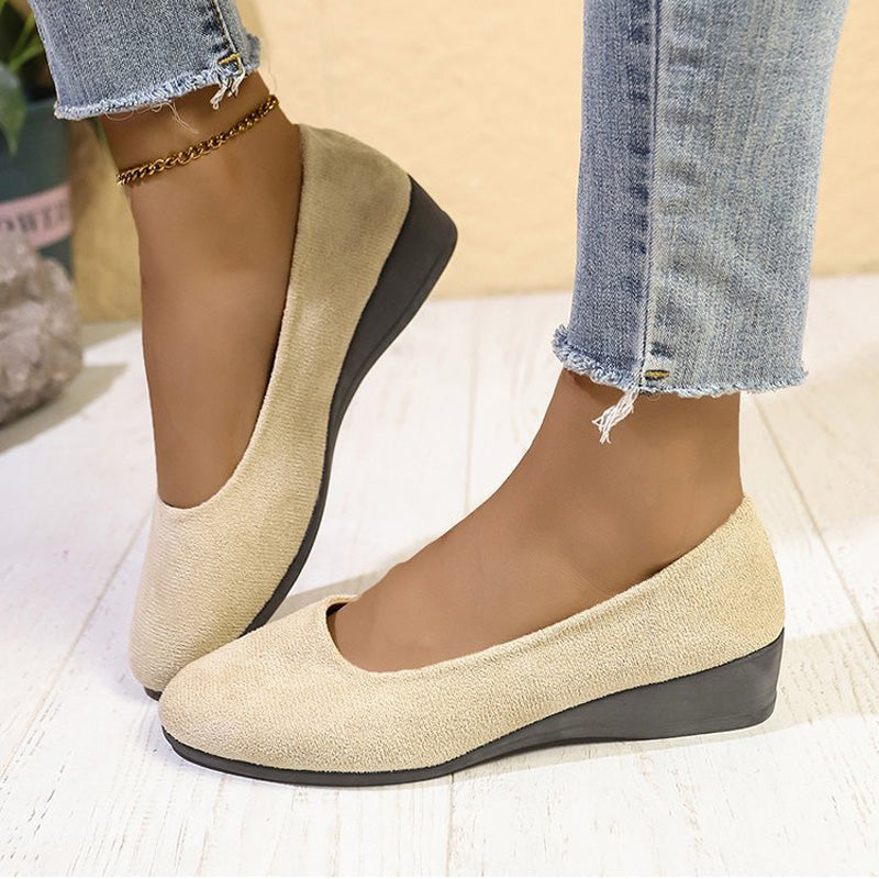 Gibi™ Elegant lightweight non-slip wedge shoes with low heel
