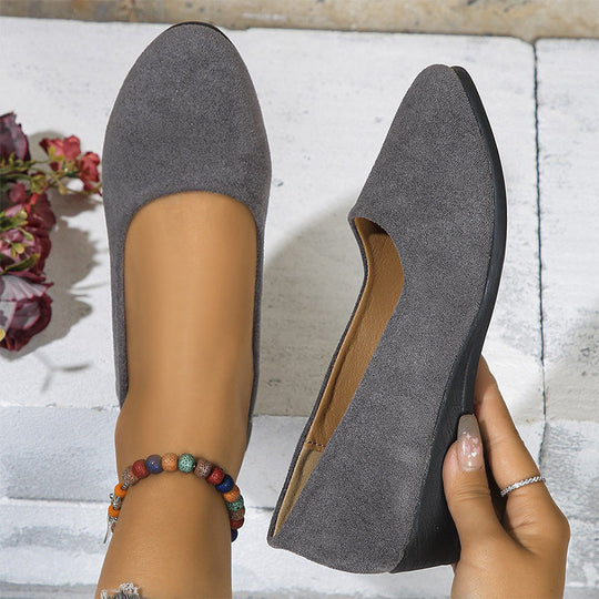 Gibi™ Elegant lightweight non-slip wedge shoes with low heel