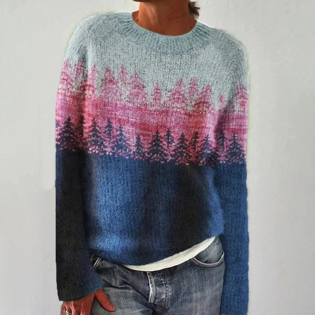 Elvira™ Cashmere Retro Sweater