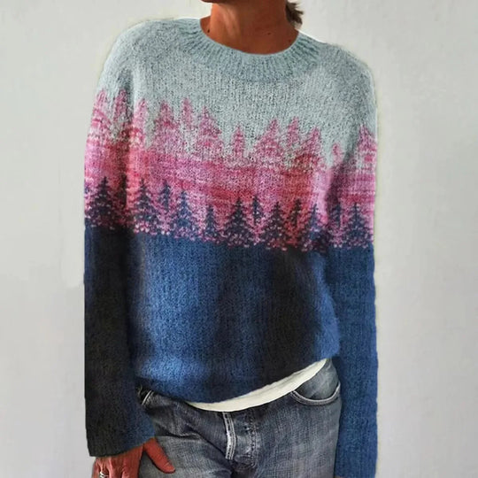 Elvira™ Cashmere Retro Sweater